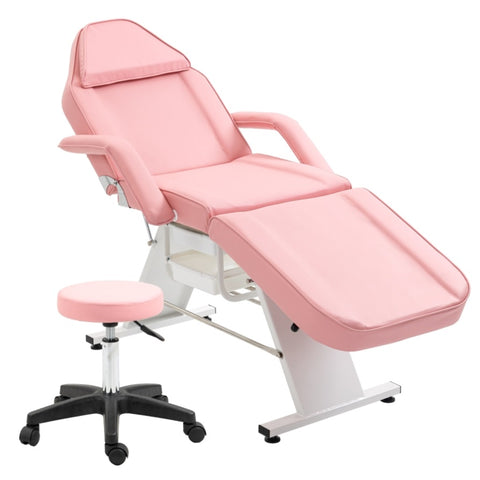 ZUN Massage Salon Tattoo Chair with Two Trays Esthetician Bed with Hydraulic Stool,Multi-Purpose W1422132170