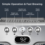 ZUN TEMU禁售Geek Chef Espresso Machine,20 bar espresso machine with milk frother for 43248761