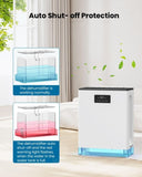 ZUN BIZEWO Dehumidifier for Home, 101 oz Water Tank, Dehumidifiers for Basement, Bathroom, 12776999