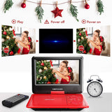 ZUN DBPOWER 11.5" Portable DVD Player with Swivel Screen9", 5-Hour Built-in Rechargeable Battery, 54185119