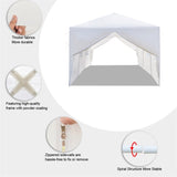 ZUN 3 x 9m Eight Sides Two Doors Waterproof Tent with Spiral Tubes 37527211