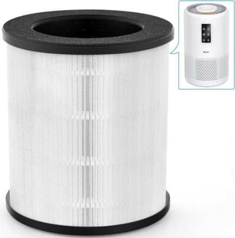 ZUN Air Purifier B-D02U Replacement Filter, VEWIOR H13 True HEPA Cleaner Filter 22137476