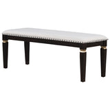 ZUN 52.3" Dining Bench, Tufted Indoor Kitchen Table, Bed Bench, Industrial Shoe Bench, Entryway WF318394AAD