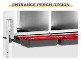 Chicken Nesting Box, 8 Compartment Roll Away Nesting Box for Laying Eggs, Wall Mount Chicken Nesting 23975751