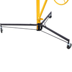 ZUN Drywall Lift Panel 11' Lift Drywall Panel Hoist Jack Lifter, BLACK+YELLOW W465121420