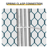 10 x 10 ft Large Metal Chicken Coop, Walk-in Poultry Cage Chicken Hen Run House with Waterproof 27105050