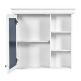 30'' x 28'' Bathroom Medicine Cabinet with Mirror, Wall Mounted Mirror Cabinet with Storage N710P209425K