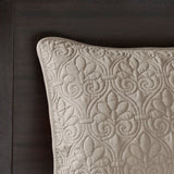 Reversible Quilt Set Khaki Twin/Twin XL B03597501