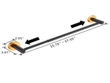Bathroom Hardware Set, Thicken Space Aluminum 3 PCS Towel bar Set- Black Gold 16-27 Inches 55156034