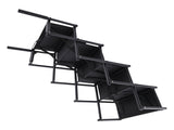 4 Step Dog Stairs with Double Layer Oxford Fabric Durable Water Resistant Cover 83880041