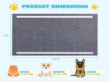 150 Pack Activated Carbon Dog Pee Pads 35.5"x24", Extra Large 6-Layer Odor Control Pet Training Pads 03695944