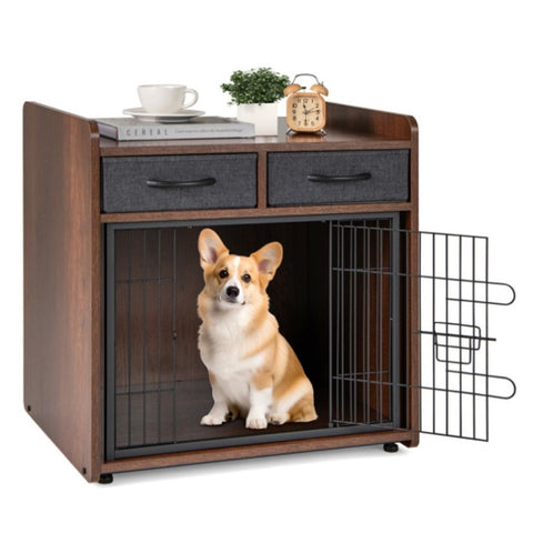 ZUN Pet furniture, dog cage with furniture 05902400