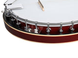 Full Size 5 String Right Handed Banjos Set with Closed Solid Sapele Back & Mahogany Neck and 27013986