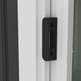 6 x 4 FT Outdoor Storage Shed, Metal Garden Storage House with Slanted Roof & Double Sliding Doors 10356971