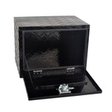 24''Black Aluminum Tool Storage Box Fit For Pickup Truck Bed Lock MT018006 15022646