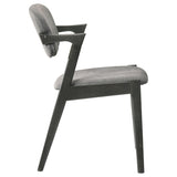 ZUN Brown Grey and Black Dining Chair B062P153895