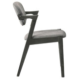 Brown Grey and Black Dining Chair B062P153895