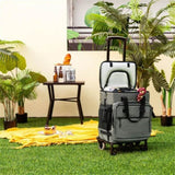 40 L Large Capacity Cooler Bag with Detachable Bottom Plate Gray 38217567