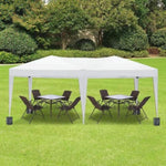 ZUN 10'x20' Folding Canopy with 6 Removable Sidewalls Outdoor Event Shelter UPF 50+ Gazebo Portable W2185P191605