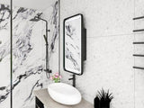 Rectangle Medicine Cabinet Mirror Bathroom Mirror Storage Wall Mounted Medicine Mirror Cabinet W688P210792