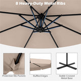 10 Feet Patio Cantilever Umbrella 87450547