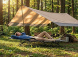 Portable Dual Purposes Extendable Folding Reclining Chair Grey 73061425