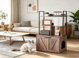Wooden Cat Box Cabinet 31931775