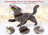 Holiday decoration 3D cute cat with LED lights 09458148