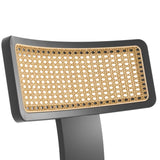 Mid Century Modern Dining Chairs Set of 2,Solid Wood and Rattan Net Back,Dining Room Chairs Accent W2812P287301