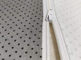 MADE IN US 10" King Size Green Tea Memory Foam Mattress in Box, Fiberglass Free, White W311P371389