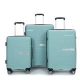 Hardshell Suitcase Double Spinner Wheels PP Luggage Sets Lightweight Durable Suitcase with TSA W284112578