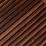 Walnut Wood Veneer Tabletop 27.56 Inch Round Coffee Table, Farmhouse Circle Coffee Table MDF W1164P225857