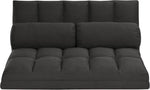 ZUN 2 Seater Contemporary Foldable Sofa Bed Trifold Foam Mattress Sleeper Chair with Tufted Seat B011P202577