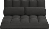 ZUN 2 Seater Contemporary Foldable Sofa Bed Trifold Foam Mattress Sleeper Chair with Tufted Seat B011P202577