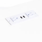 180 Wall Mounted Floating 80" TV Stand with 20 Color LEDs and Charging Station W331P225207