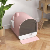 ZUN Fully Enclosed Cat Litter Box/Cat Litter Box 29008748