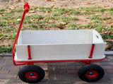 Wooden carriage four-wheel design, Load-bearing capacity 260LBS,Children's outdoor stroller, W227P379504