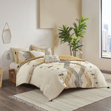 King/Cal King 3 Piece Cotton Comforter Set B035128784