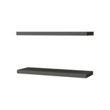 Iva Floating Shelf in Melamine x2, Matt Grey B128P237183