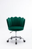 ZUN COOLMORE Swivel Shell Chair for Living Room/Bed Room, Modern Leisure office Chair Green W39523201