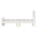 ZUN Wood Platform Bed Frame with Headboard, Mattress Foundation with Wood Slat Support, No Box Spring 19711270