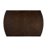 Dark Cherry Finish Simple Design 1pc Table with Separate Extension Leaf Mango Veneer Wood B01156366