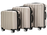 3-in-1 Multifunctional Large Capacity Traveling Storage Suitcase Luggage Set Champagne 91577439