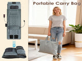 Full Body Massage Mat with Heat, 12 Massage Heads & 9 Vibration Modes, Detachable Neck & Foot 40800836