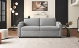72.8" Corduroy Sleeper Sofa Loveseat Sofa with Full Size Mattress, USB Ports, Cup Holders, N719P208880E
