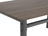 Dark Brown and Matte Black 5-Piece Dining Set B062P153838
