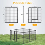 ZUN Dog Playpen 32 Inch 8 Panles, Ideal Fence for Small/Mediums Indoor & Outdoor Bliss, Perfect 44955048