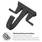 Bathroom Sink Faucet Oil Rubbed Bronze 2-Handle 4 Inch Center-Set Bathroom Sink Faucet, Sink Drain 19093752