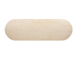 Milo 85" 8-Seat Oval Reclaimed Wood Dining Table, Light Natural Cerused Reclaimed Pine Wood B2719P485498