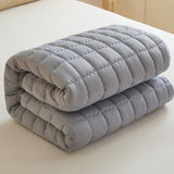 (Cream white 150cm*200cm) Cotton-Padded Waterproof Mattress Protector, Dust-Proof Bed Cover (Without 10397846